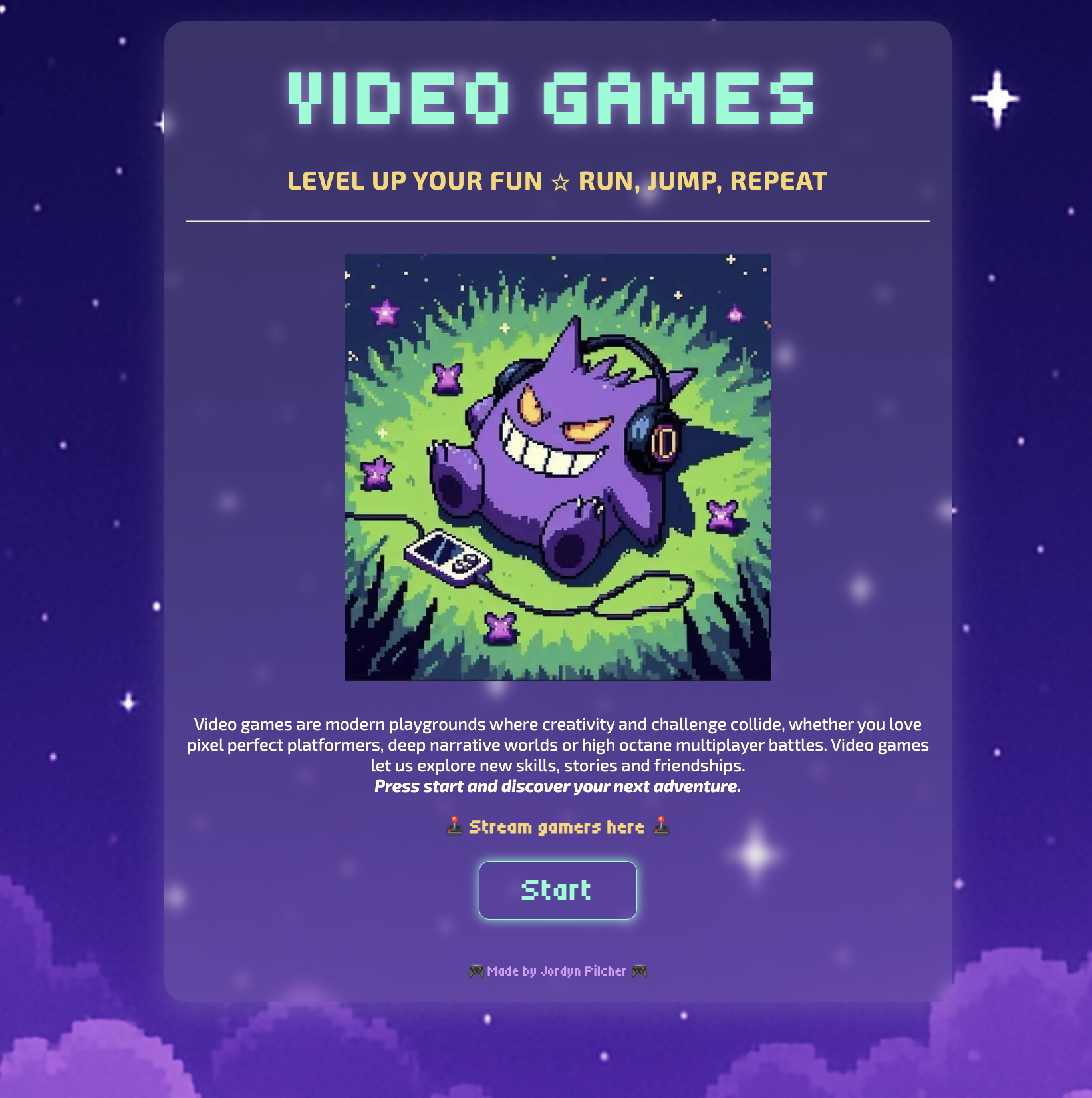 Video Game project preview